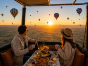 Sunrise Balloon Flight, Royal Breakfast & Certificate