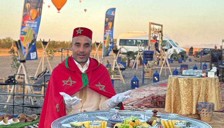Royal Rooftop Breakfast with Hot Air Balloon Views